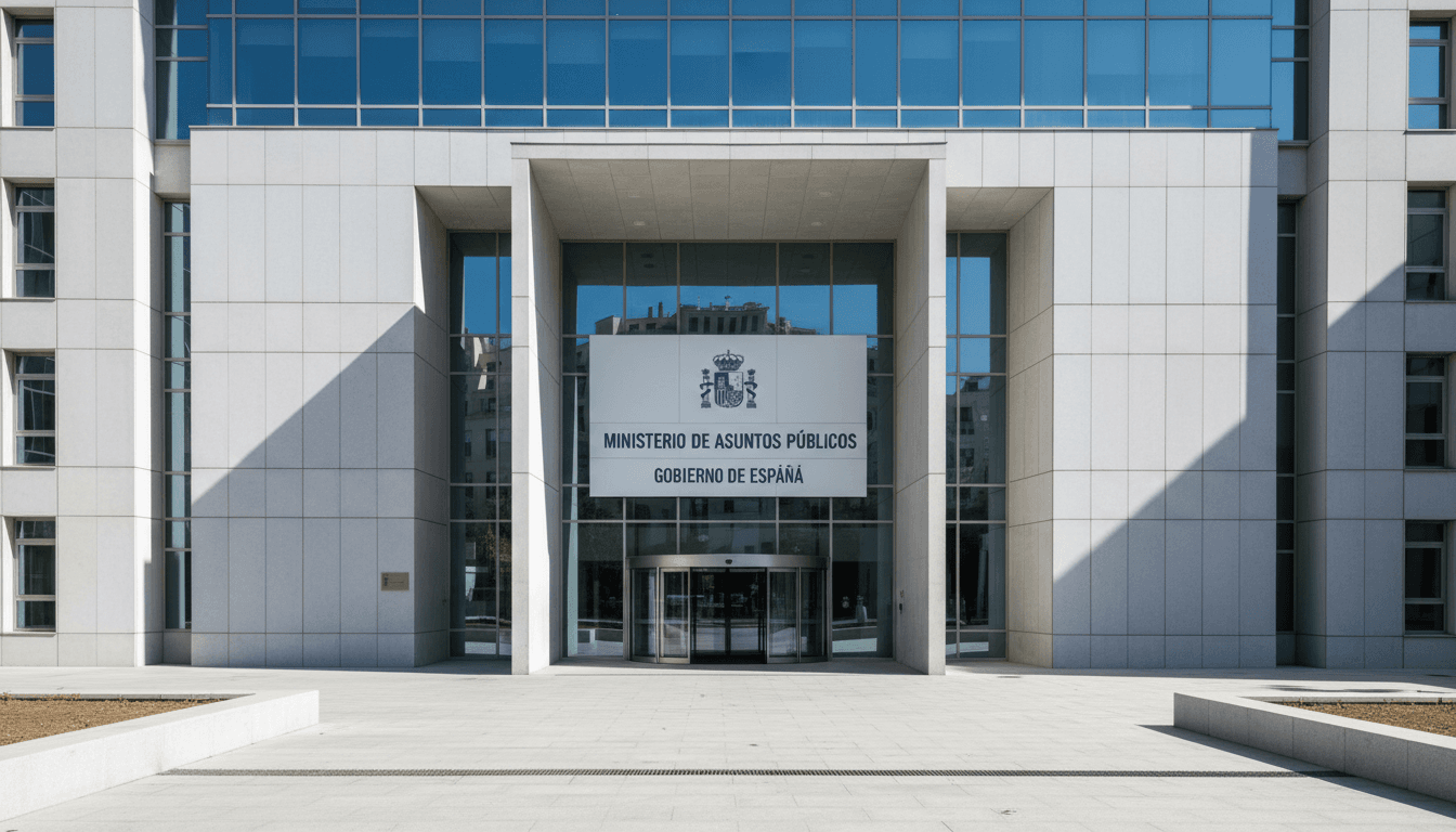 Edificio del Ministerio de Educación en Madrid