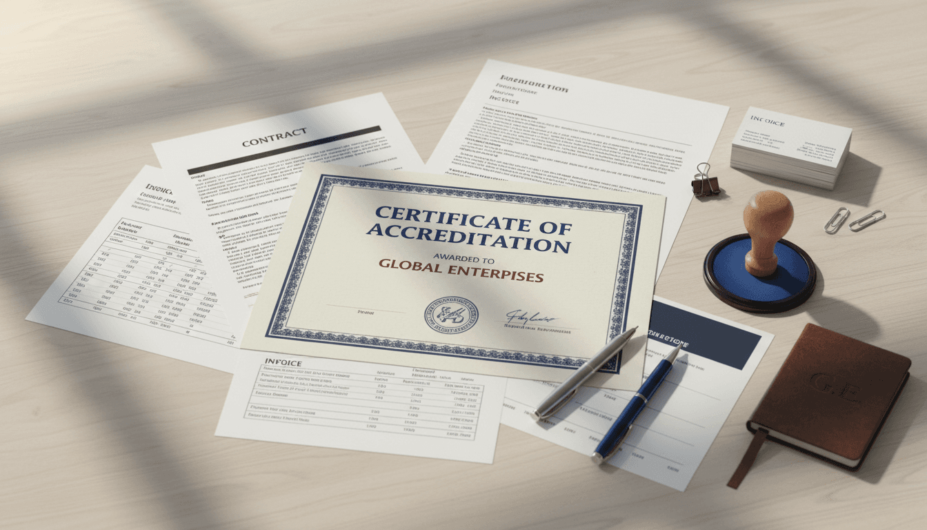 Documentos mercantiles y certificados de origen
