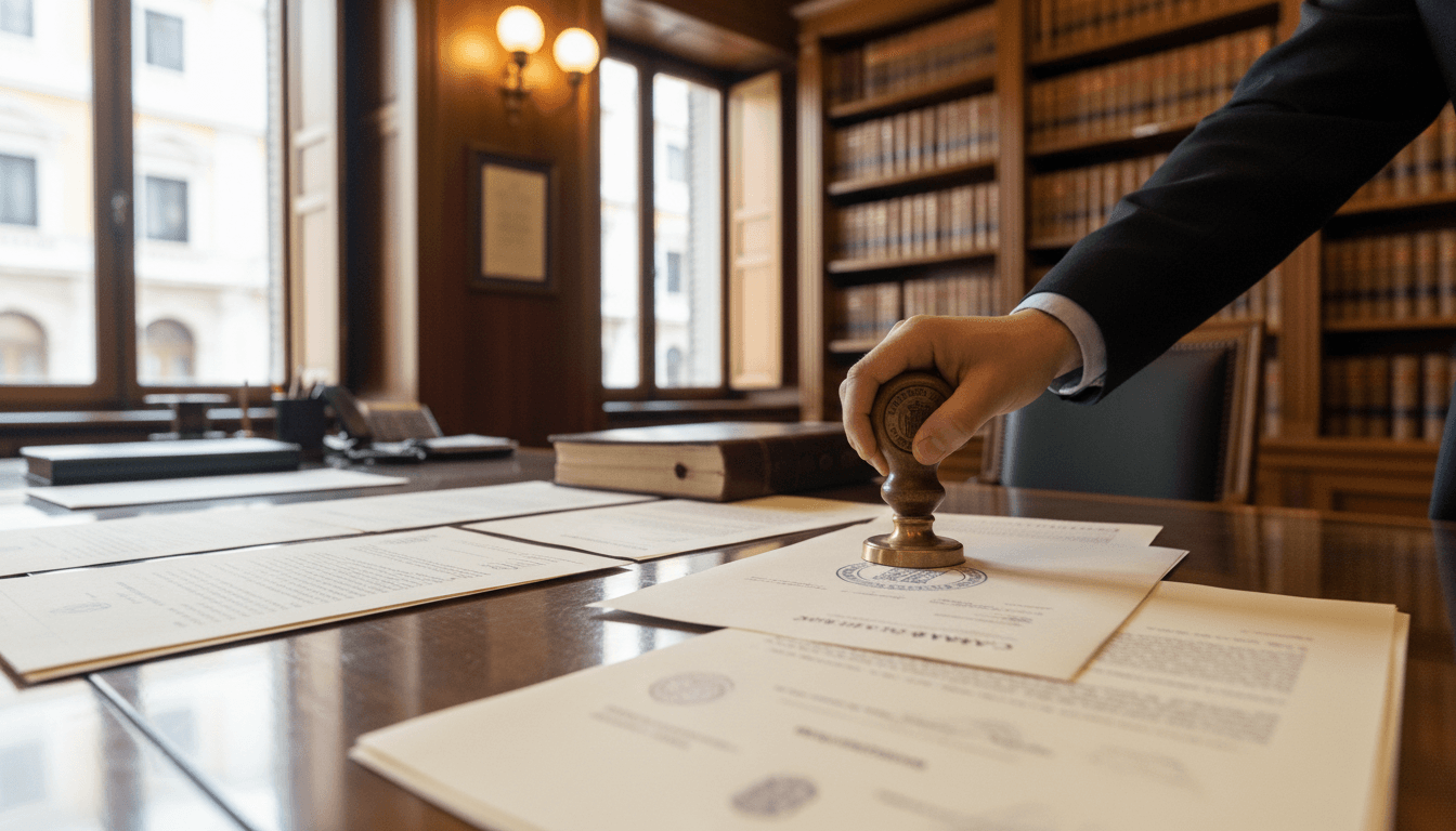 Cámara de Comercio - Primera certificación de documentos