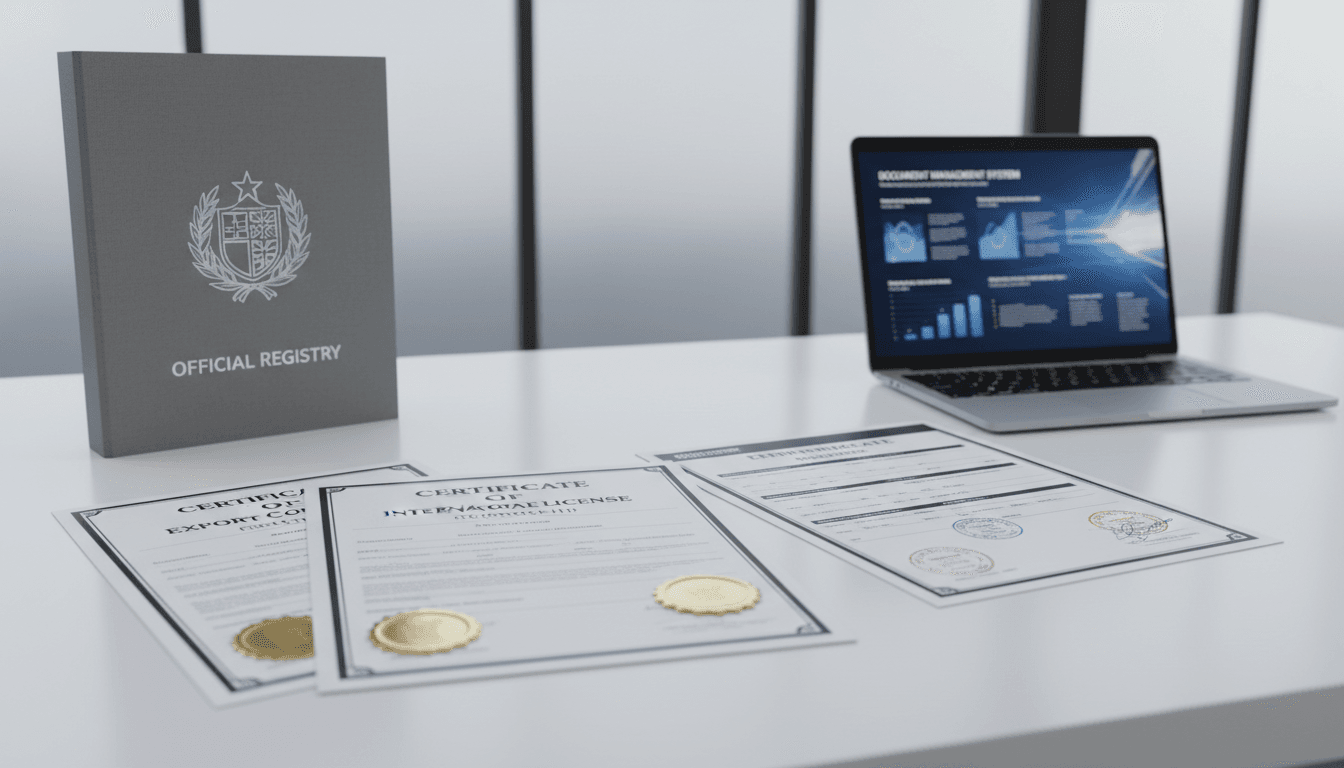 Documentación mercantil y de comercio exterior