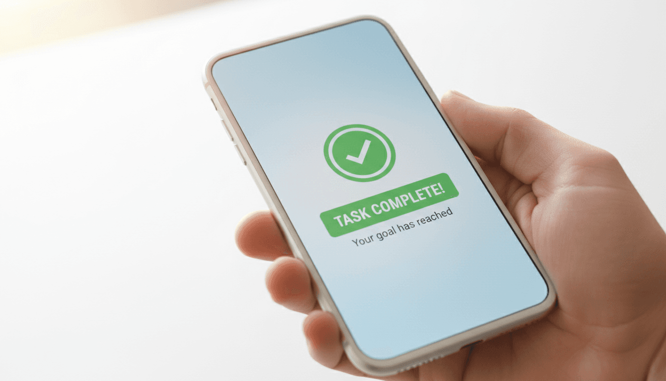 Notificación de finalización y entrega de documentos