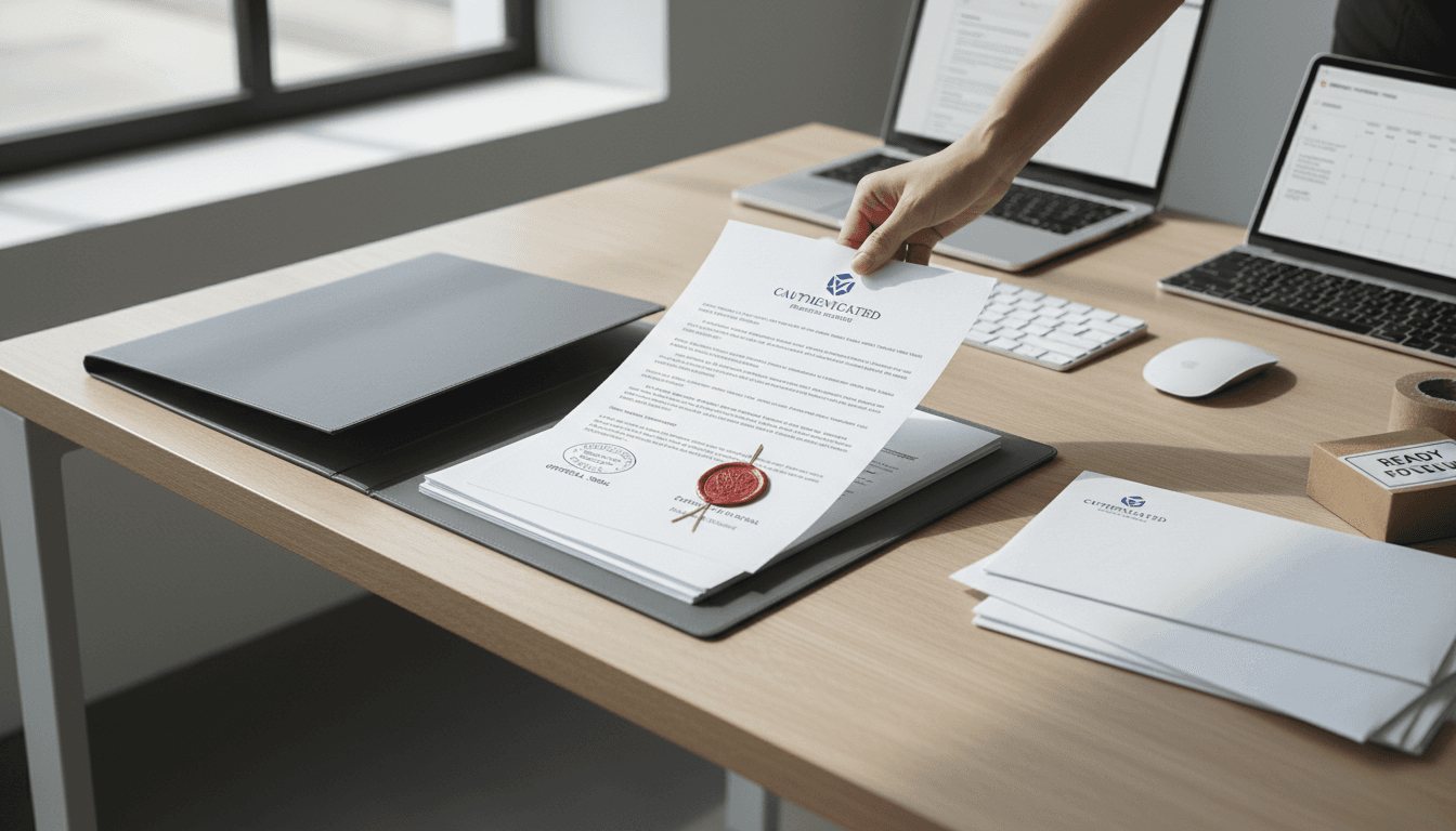 Entrega y Validación - Documento legalizado completo